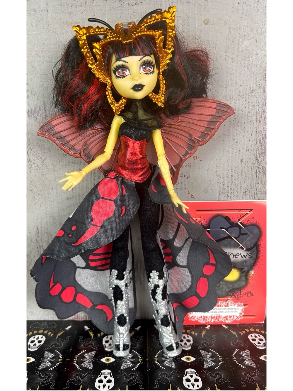 Monster High Luna Mothews Boo York Winged Morh Doll